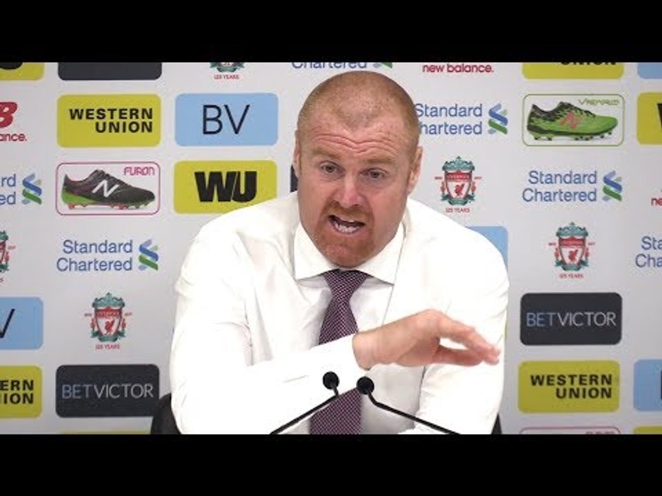 Liverpool 1-1 Burnley - Sean Dyche Full Post Match Press Conference - Premier League