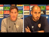 Eduardo Berizzo & Guido Pizarro Pre-Match Press Conference - Liverpool v Sevilla - Champions League