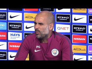 Pep Guardiola Pre-Match Press Conference - Chelsea v Manchester City - Embargo Extras