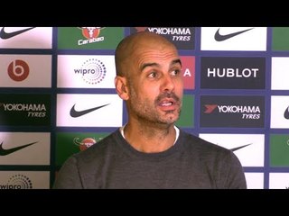 Chelsea 0-1 Manchester City - Pep Guardiola Post Match Press Conference - Embargo Extras