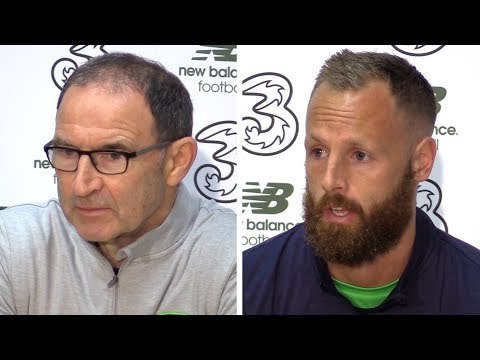 Martin O’Neill & David Meyler - Pre-Match Press Conference - Ireland v Moldova - WC Qualifying