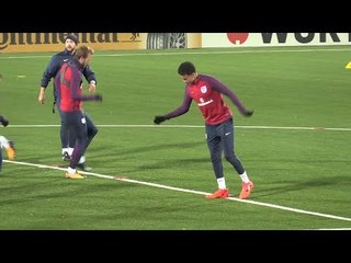 England Train Ahead Of World Cup Qualifier Against Lithuania