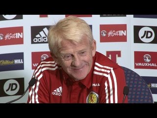 Gordon Strachan Full Pre-Match Press Conference - Scotland v Slovakia - World Cup Qualifying