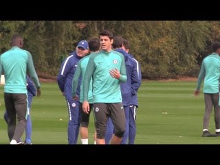 Chelsea Training Ahead Of Champions League Clash With Roma