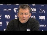 Steve Cotterill Pre-Match Press Conference - Millwall v Birmingham - Championship