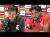 Chris Coleman & Ashley Williams - Pre-Match Press Conference - Georgia v Wales - WC Qualifying