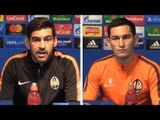 Paulo Fonseca & Taras Stepanenko Pre-Match Press Conference - Manchester City v Shakhtar Donetsk