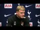Tottenham 1-0 Bournemouth - Eddie Howe Full Post Match Press Conference - Premier League