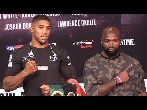 Anthony Joshua Press Conference Ahead Of Carlos Takam Fight