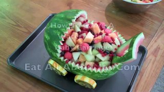 How To Carve A Watermelon Baby Carriage