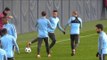 Manchester City Train Ahead Of Champions League Clash With Napoli
