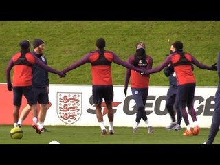 England Squad Train Ahead Of Germany Friendly