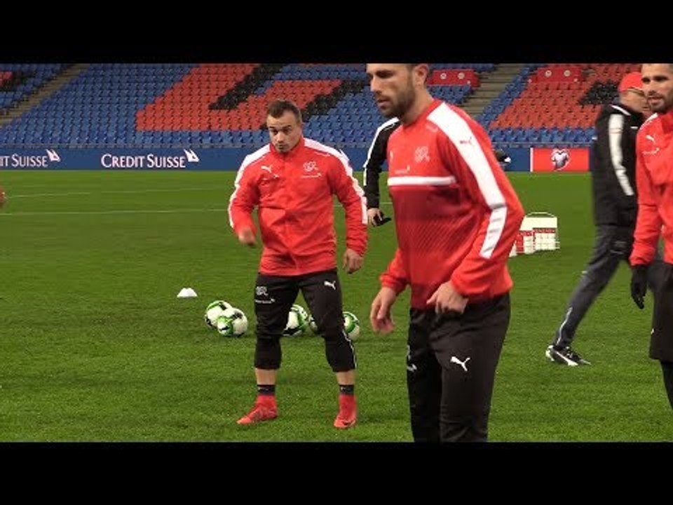 Switzerland Train Ahead Of Northern Ireland Match