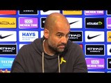 Pep Guardiola Pre-Match Press Conference - Huddersfield v Manchester City - Embargo Extras