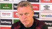 David Moyes Full Pre-Match Press Conference - Arsenal v West Ham - Carabao Cup
