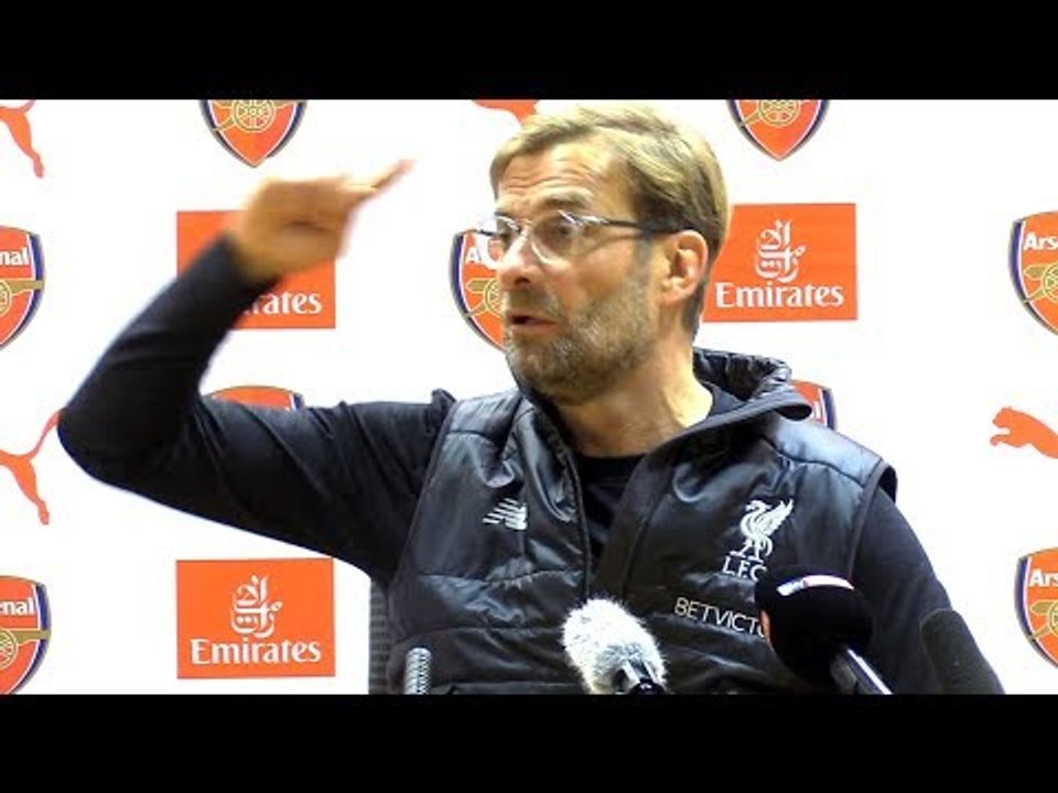 Arsenal 3-3 Liverpool - Jurgen Klopp Post Match Press Conference - Premier League #ARSLIV