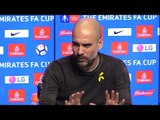 Pep Guardiola Pre-Match Press Conference - Manchester City v Burnley - FA Cup - Embargo Extras