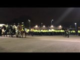 Riot Police Keep Brighton & Crystal Palace Fans Apart At FA Cup Game