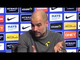 Pep Guardiola Pre-Match Press Conference - Manchester City v Newcastle - Embargo Extras