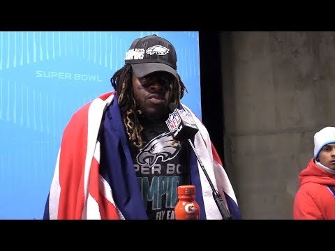 Super Bowl LII - Jay Ajayi Becomes Fifth British-Born Player To Win Super Bowl - Press Conference