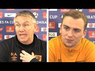 Nigel Adkins & Jarrod Bowen Pre-Match Press Conference - Chelsea v Hull - FA Cup - Embargo Extras