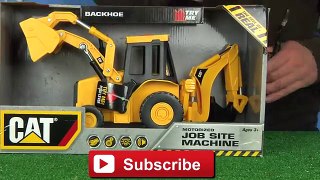 Backhoe Toy | Job site machine toy review and unboxing | Construction Equipment