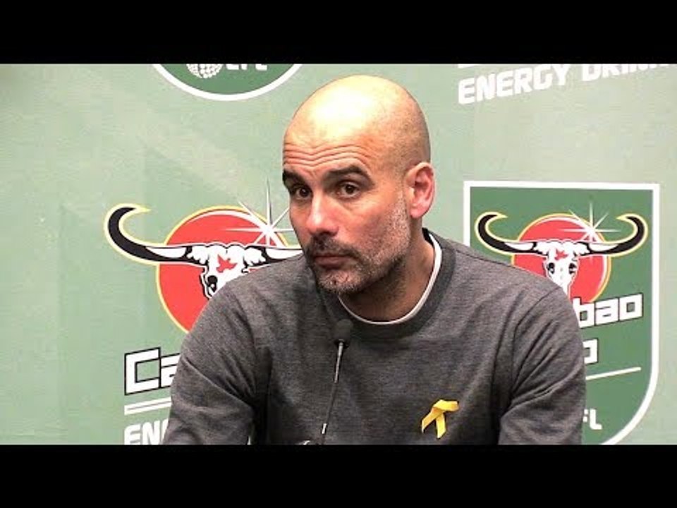 Arsenal 0-3 Manchester City - Pep Guardiola Full Post Match Press Conference - Carabao Cup Final