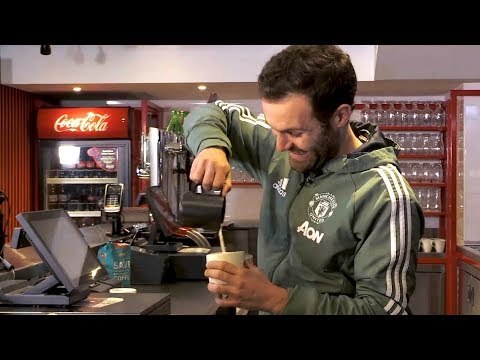 Nemanja Matic, Juan Mata & Ashley Young Launch Renovated 'Red Café' - Interview With Nemanja Matic