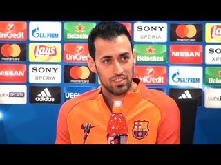Sergio Busquets Full Pre-Match Press Conference - Barcelona v Chelsea - Champions League