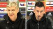 Arsene Wenger & Laurent Koscielny Pre-Match Press Conference - AC Milan v Arsenal - Europa League
