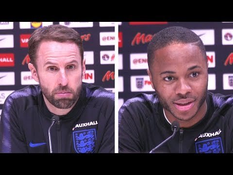 Gareth Southgate & Raheem Sterling Press Conference - England v Italy - International Friendly
