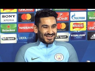 Скачать видео: Ilkay Gundogan Full Pre-Match Press Conference - Manchester City v Basel - Champions League