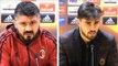 Gennaro Gattuso & Suso Pre-Match Press Conference - Arsenal v AC Milan - Europa League