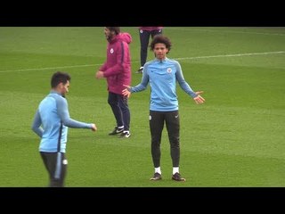 Manchester City Train Ahead Of Liverpool Champions League Clash