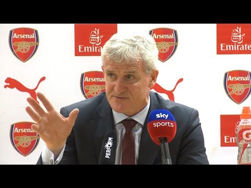 Arsenal 3-2 Southampton - Mark Hughes Full Post Match Press Conference - Premier League