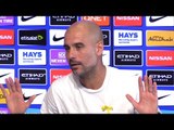 Pep Guardiola Pre-Match Press Conference - Manchester City v Swansea - Embargo Extras