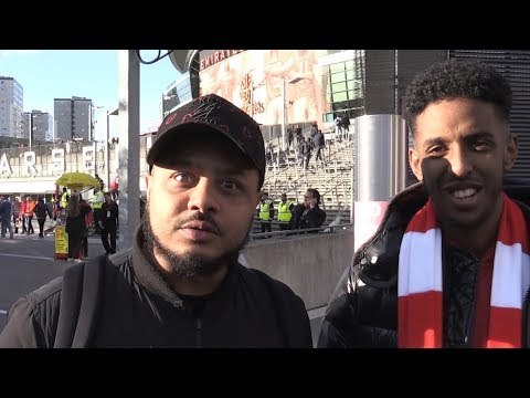 Arsenal vs Atletico Madrid - Interviews Before The Game At Emirates Stadium