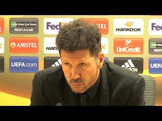 Arsenal 1-1 Atletico Madrid - Diego Simeone Full Post Match Press Conference - Europa League