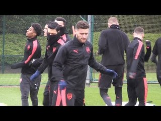 Arsenal Train Ahead Of Europa League Semi-Final Against Atletico Madrid