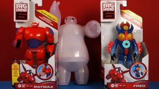 Big Hero 6 Baymax and Fred in Armor Action Figures