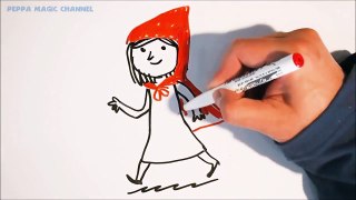 CAPERUCITA ROJA y El Lobo Feroz en Español | Draw my Life Cuentos Infantiles