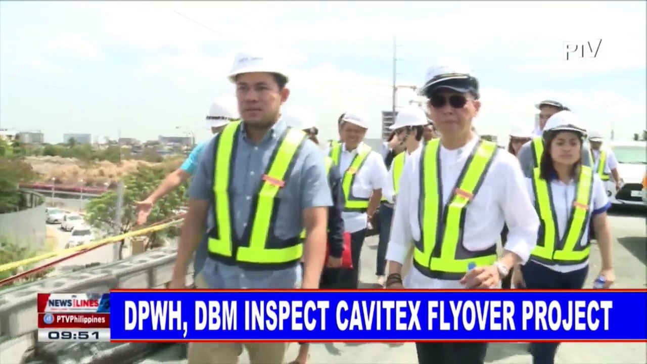 DPWH, DBM inspect CavitEx Flyover project