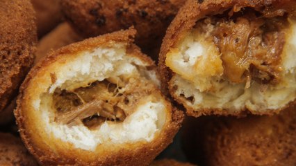 BBQ Pork Cornbread Bombs!