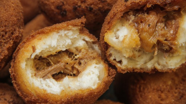 BBQ Pork Cornbread Bombs!