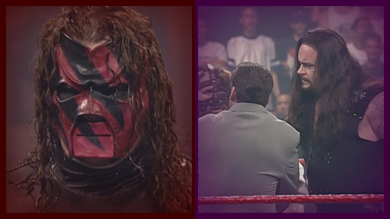 The Undertaker, Kane, Paul Bearer, Mankind & Mr. McMahon In Ring Segment 8/10/98