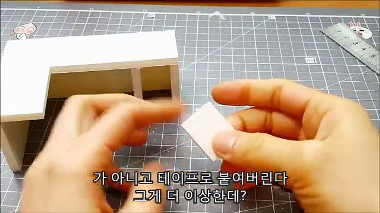 [공부방 채우기 2탄] 미니어쳐 책상 만들기 - MIniature desk