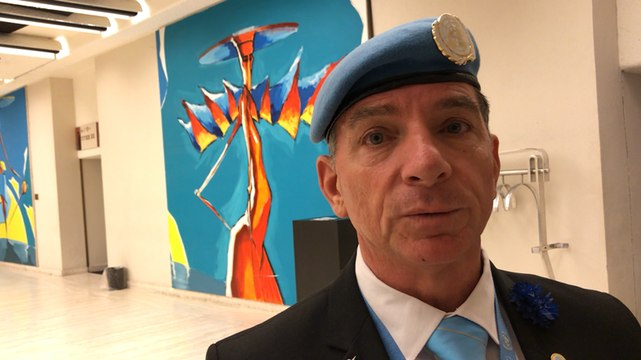 Un ancien Casque bleu s’engage auprès des élèves