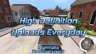 BeamNG.drive Mods - Rollback Tow Truck Hauling Dragster - High Speed Towing
