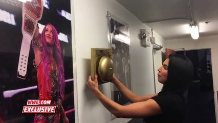 EXCLUSIVE Billie Kay and Peyton Royce seek a place to display the NXT Breakout Of The Year award, but find an ANGRY Ember Moon! NXT