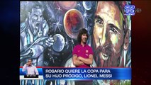 Rosario quiere la copa para su hijo pródigo, Lionel Messi